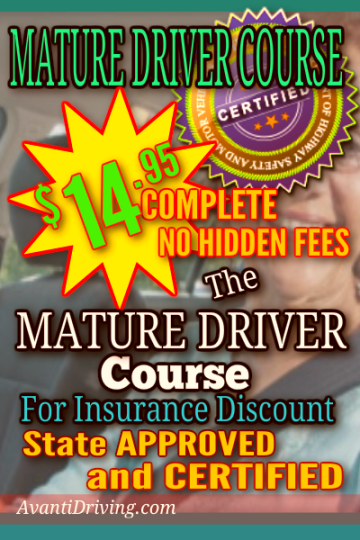 Avanti Driving School Boca Raton Delray Beach Pompano Beach Lighthouse Point Parkland Coral Springs Mature Driver Insurance Discount Course